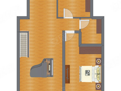 3室1厅 83.83平米