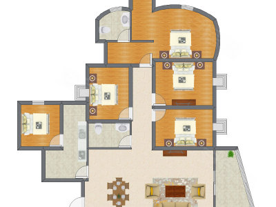 5室2厅 183.65平米
