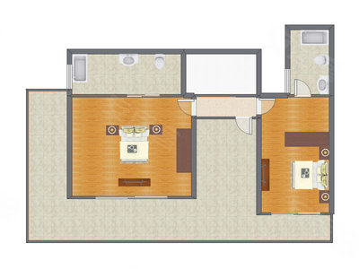3室2厅 185.00平米户型图