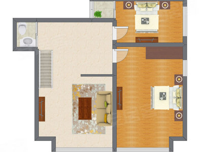 4室3厅 88.98平米