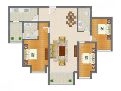 3室2厅 139.51平米