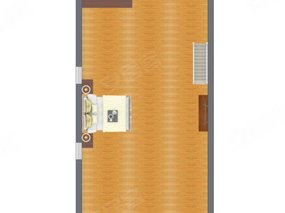 1室1厅 53.27平米