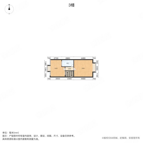 汉唐庭院4室2厅2卫128㎡南北76万