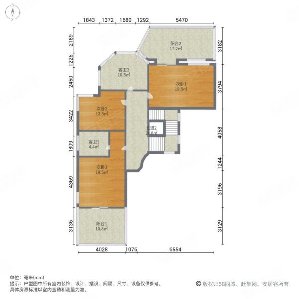 绿洲比华利花园6室2厅4卫365㎡南北3350万