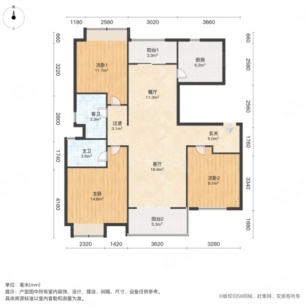 一品滨江湾户型图片