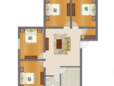 4室1厅 189.65平米