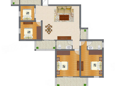 4室1厅 150.80平米