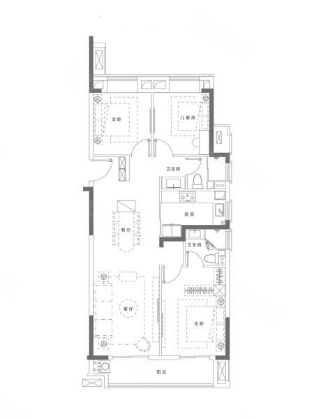 万和光谷3室2厅2卫119㎡南226万