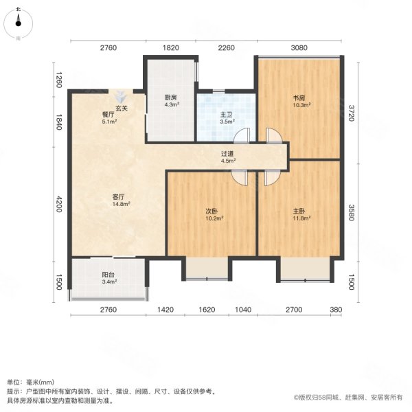 景瑞悦庭户型图图片