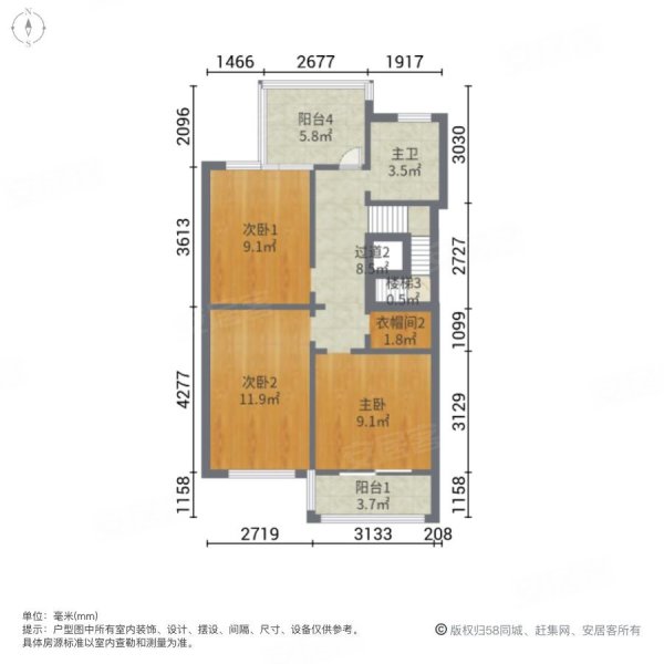 丽岛别墅(别墅)5室2厅3卫265㎡南北580万