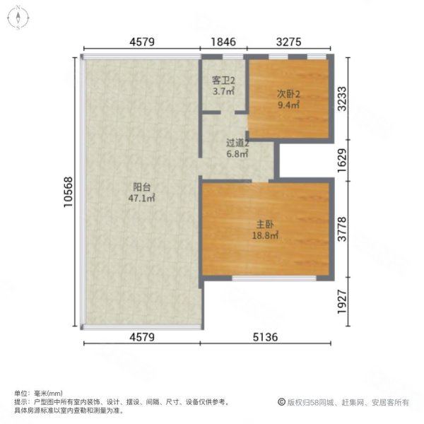 金地紫乐澜庭(别墅)4室2厅2卫130.8㎡南北150万