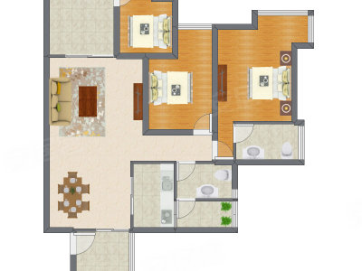 3室2厅 118.43平米