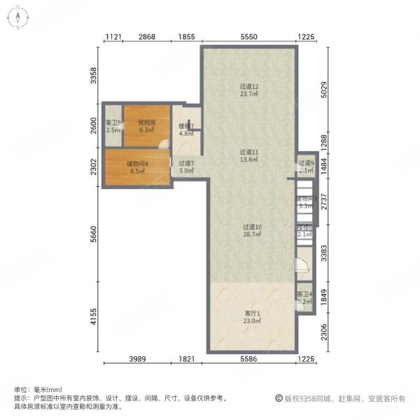 湖畔佳苑(别墅)6室3厅6卫474㎡南北3500万