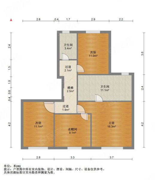 龙湖云河玉陛4室2厅4卫274.69㎡南北1500万