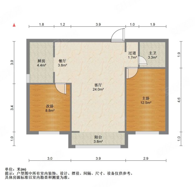 御龙庭(龙城北街)2室2厅1卫91.7㎡南115万