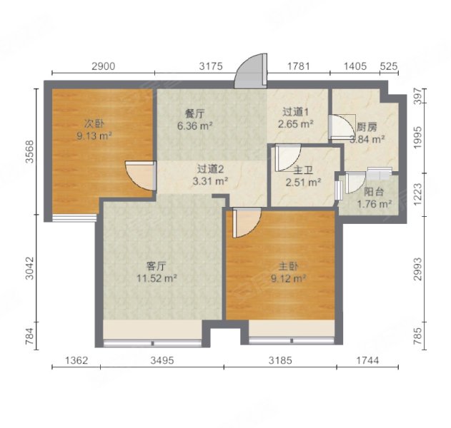 东城国际电梯房精装可拎包入住南北通透小区新满五