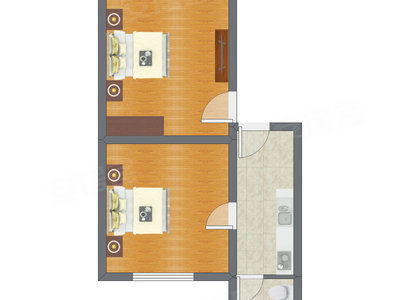 2室0厅 70.16平米