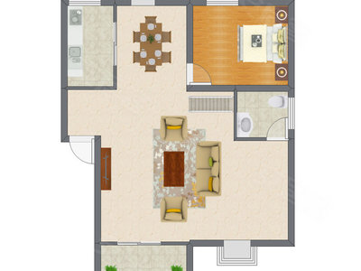3室3厅 190.00平米