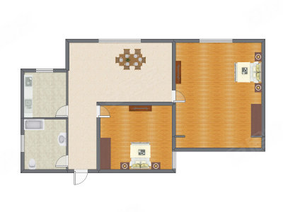 2室1厅 169.00平米户型图