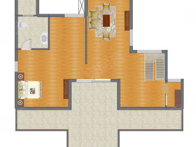 2室2厅 137.51平米