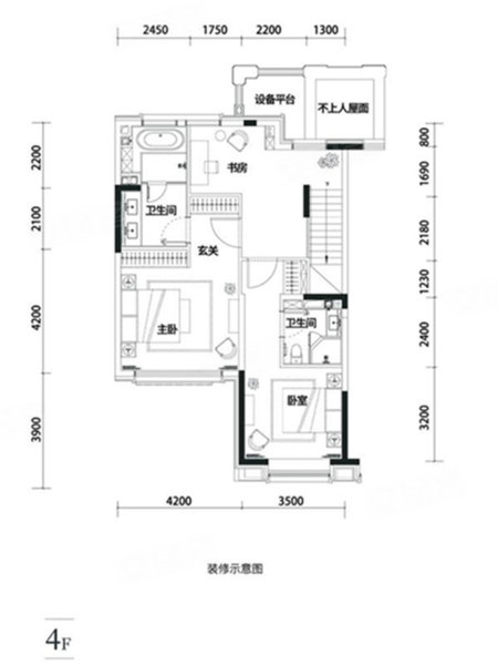 世纪金源·域见颐和3室2厅3卫161㎡南北367万