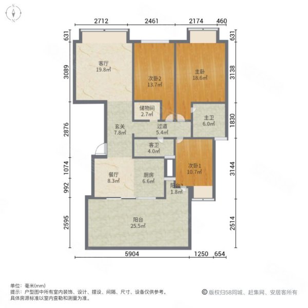 鼎太风华四期户型图图片