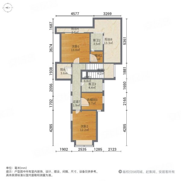 富力湾(别墅)5室3厅5卫256㎡南北665万