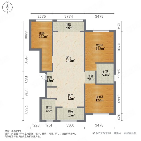 天鸿首府一期平面图图片