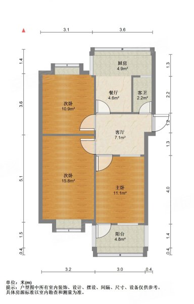 解五中中心医院宿舍精装三室一厅有车位采光好解放路历山路