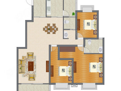 3室2厅 139.41平米
