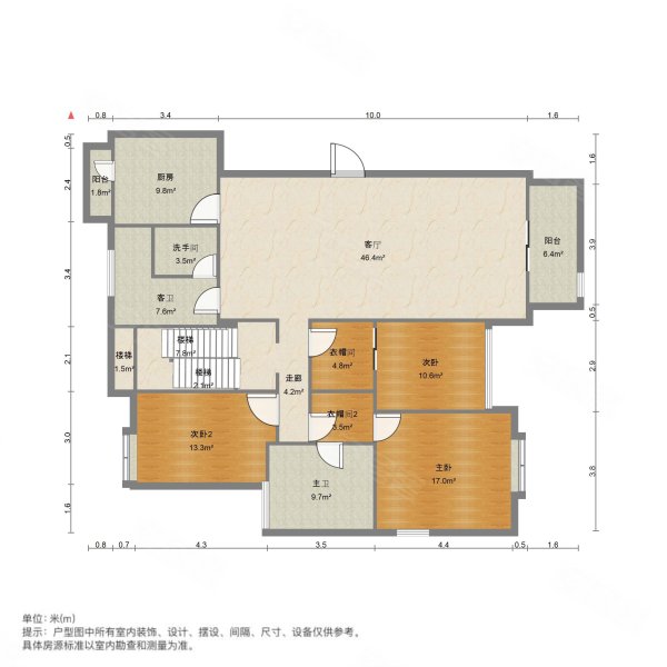 金义海伦堡叠墅户型图图片