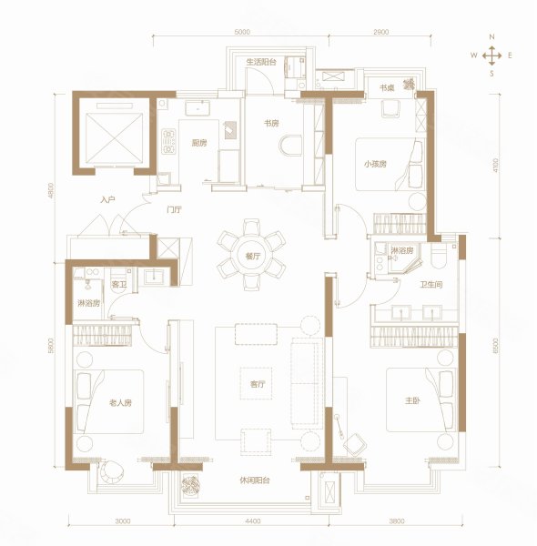 北京东燕郊适合一家人居住环境好户型好,夏威夷·蓝湾二手房,320万,3