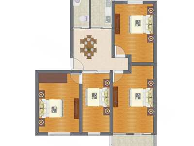 4室1厅 96.60平米