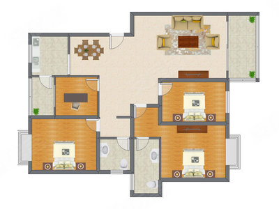 4室2厅 146.90平米