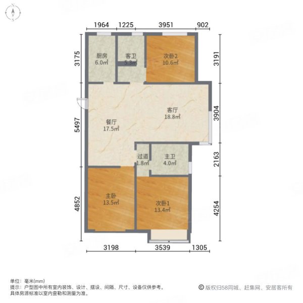 东台锦绣华府户型图图片