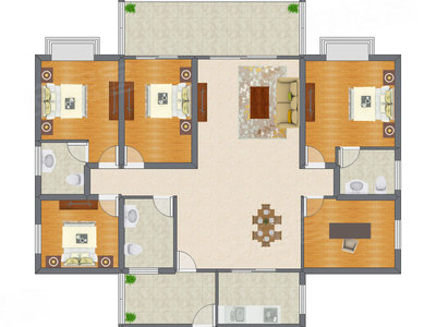 5室2厅 170.10平米