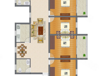 4室2厅 132.27平米