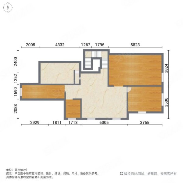 久事西郊名墅7室2厅4卫453.75㎡南北3450万