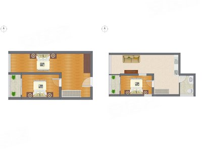 3室1厅 70.09平米