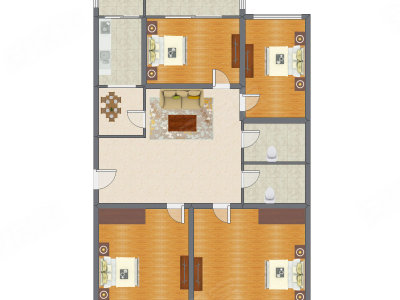 4室2厅 152.40平米