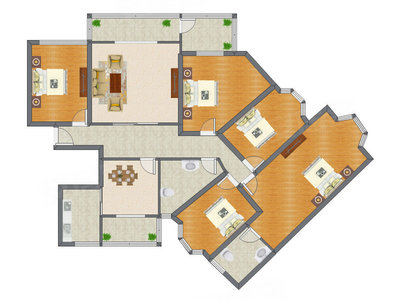 5室2厅 189.57平米