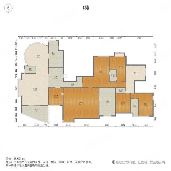 曲江紫汀苑户型图图片