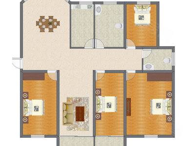 4室2厅 146.97平米