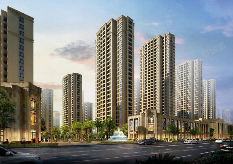 买三环边现房 大三室,港利上城国际(新房)二手房,138万,3室2厅,2卫