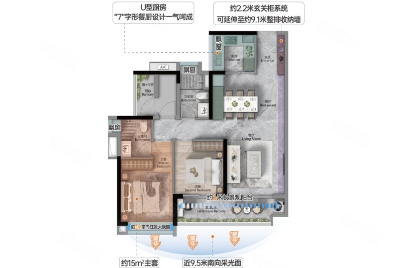 以旧换新 卧室全朝南 动静分离 大户型 装修交付