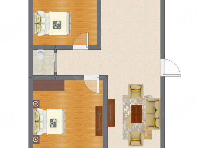4室2厅 65.00平米