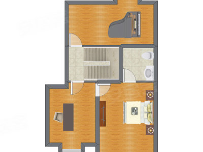 3室2厅 64.62平米