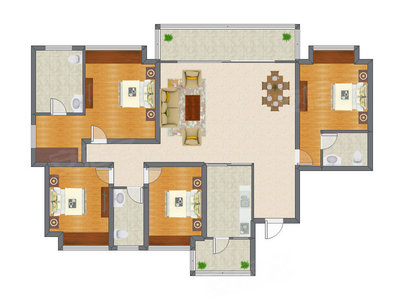 4室2厅 180.78平米