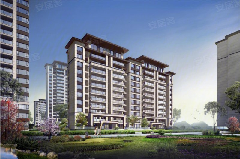 建水中央公园 143 175 别墅 各种户型团购价