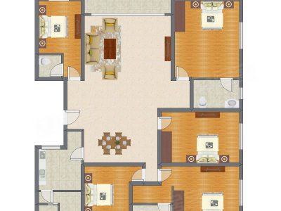 5室2厅 230.00平米